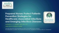 Prepared Nurses Protect Patients: Prevention Strategies for Healthcare- Associated Infections and Emerging Infectious Diseases icon