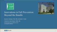 Innovations in Fall Prevention: Beyond the Fall Bundle