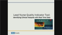 Lead Nurse Quality Indicator Tool: Identifying Clinical Hotspots with Real-Time Data