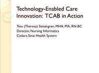 Technology-Enabled Care Innovation: TCAB in Action