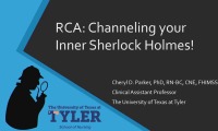 RCA: Channeling Your Inner Sherlock Holmes