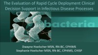 The Evaluation of Rapid Cycle Deployment Clinical Decision Support in Infectious Disease Processes  icon