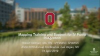 Mapping Training and Support for IV Pump Integration Implementation 