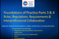 CRC Module 4 (Part 2): Foundations of Practice: Rules, Regulations, and Requirements & Interprofessional Collaboration