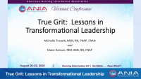 True Grit: Lessons in Transformational Leadership