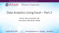 Data Analytics Using Excel - Part 2
