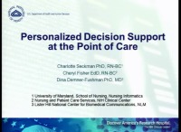 Personalized Decision Support at the Point of Care