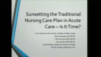 Sunsetting the Traditional Nursing Care Plan in Acute Care - Is It Time? icon