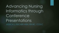 Advancing Nursing Informatics through Conference Presentations