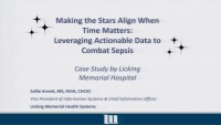 Making the Stars Align when Time Matters: Leveraging Actionable Data to Combat Sepsis