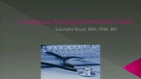Creating a Nursing Informatics Team