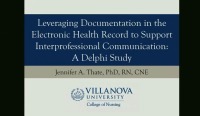 Leveraging Documentation in the Electronic Health Record to Support Interprofessional Communication