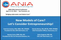 New Models of Care? Let's Consider Entrepreneurship!