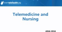 Not Your Parents' Ether: Telemedicine and Nursing - Part 1