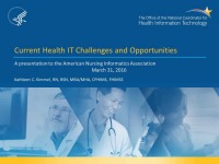 Current Health IT Challenges and Opportunities