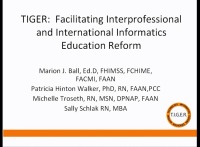 030 - TIGER: Facilitating Interprofessional and International Informatics Education Reform icon