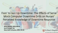 Fixin’ to Jazz Up Downtime: The Effects of Serial Mock Computer Downtime Drills on IOS Nurses’ Perceived Knowledge of Downtime Response
