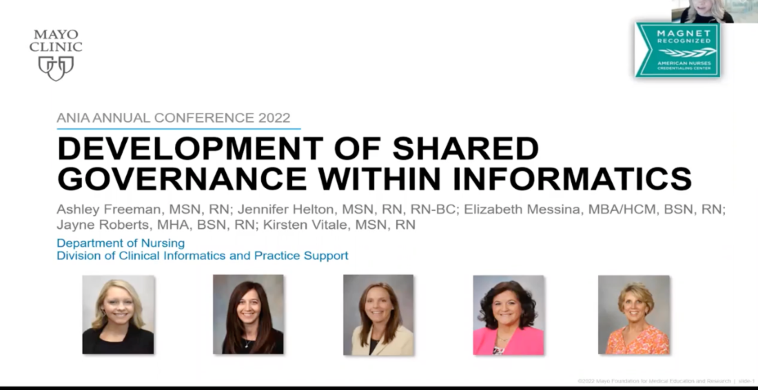 Development of Shared Governance within Informatics