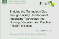 Bridging the Technology Gap through Faculty Development: Integrating Technology into Nursing Education and Practice (ITNEP) Initiative 