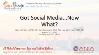 Got Social Media…Now What?