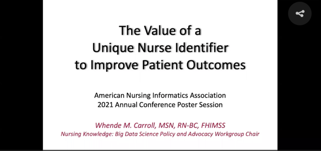 The Value of a Unique Nurse Identifier to Improve Patient Outcomes