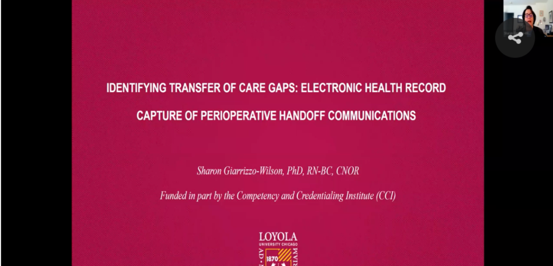 Identifying Transfer of Care Gaps: Electronic Health Record Capture of Perioperative Handoff Communications