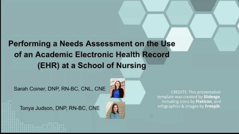 Performing a Needs Assessment on the Use of an Academic Electronic Health Record at a School of Nursing