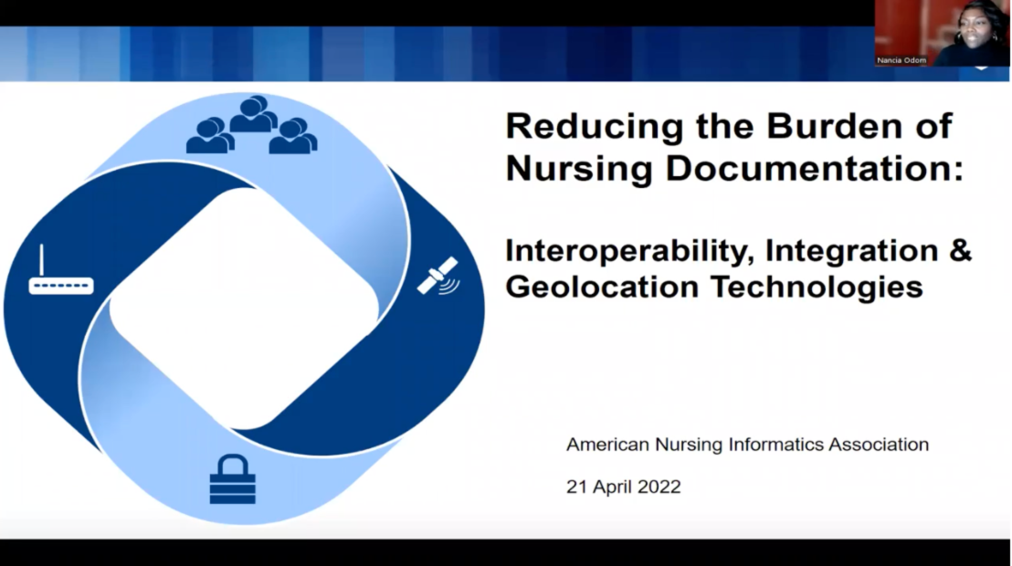 Reducing the Burden of Nursing Documentation: The Use of Interoperability, Integration and Geolocation Technologies