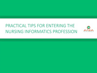 Practical Tips for Entering the Nursing Informatics Profession icon