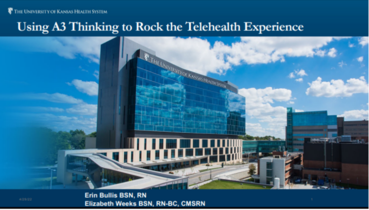 Using A3 Thinking to Rock the Telehealth Experience icon