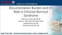 The Role of Documentation Burden in Clinician Burnout Syndrome /// STEMI On Call Team: Using Smart Technology to Notify STEMI Team icon