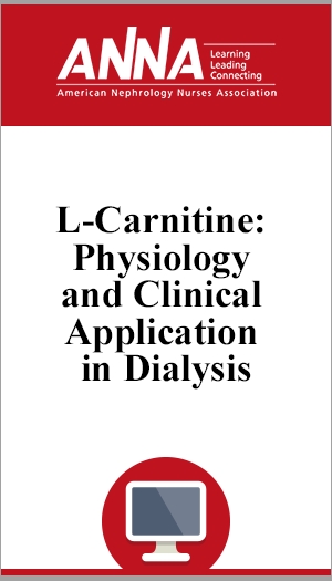 L-Carnitine: Physiology and Clinical Application in Dialysis icon