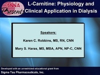 L-Carnitine: Physiology and Clinical Application in Dialysis icon