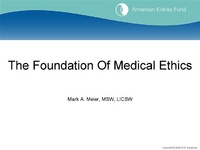 Weighing the Outcomes: Ethical Issues in Kidney Disease icon