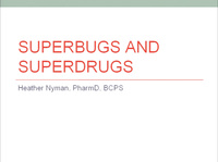 Superbugs and Superdrugs: What's New? icon
