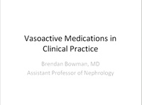 To Constrict or to Dilate, That Is the Question: Vasoactive Agents