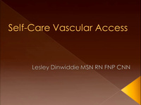 Self-Care Vascular Access icon