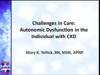 Challenges in Care: Autonomic Dysfunction Management in the Individual with CKD icon