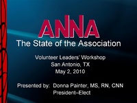 State of ANNA - President's Address icon