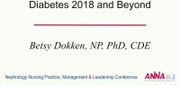 Everything New: Diabetes 2018 and Beyond