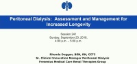 Peritoneal Dialysis: Assessment and Management for Increased Longevity