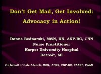 Don't Get Mad, Get Involved: Advocacy in Action