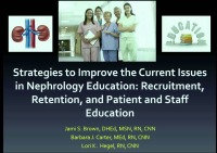 Educator - Strategies to Improve Current Issues in Nephrology Education