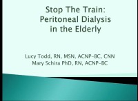 Stop the Train: The Older Adult Using Peritoneal Dialysis icon