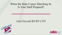 When the State Comes Marching In: Is Your Staff Prepared?