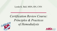 Certification Review Course: Hemodialysis