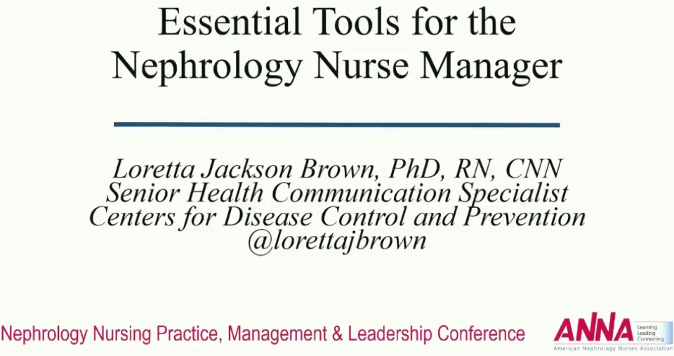 Essential Tools for the Nurse Manager