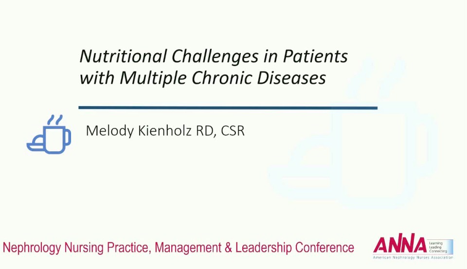 Nutritional Challenges in Patients with Multiple Chronic Diseases icon