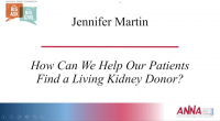 How Can We Help Patients Find a Living Kidney Donor? icon
