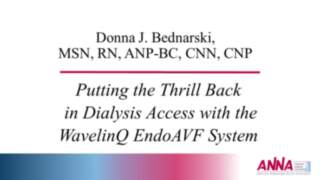 Putting the Thrill Back in Dialysis Access with the WavelinQ EndoAVF System icon